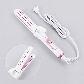 Máy uốn duỗi tóc mini 2 trong 1 đa năng cao cấp phong cách Hàn Quốc - EVANS161 Màu Hồng nhạt