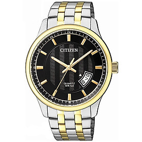 Đồng Hồ Nam Citizen Dây Thép Không Gỉ BI1054-80E - Mặt Đen