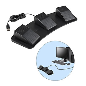 USB Foot Pedal Control Switch Game Pad Keyboard Mouse for PC Laptop