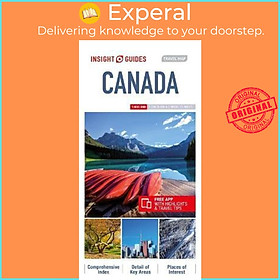 Sách - Insight Guides Travel Map Canada by Insight Guides (UK edition, paperback)