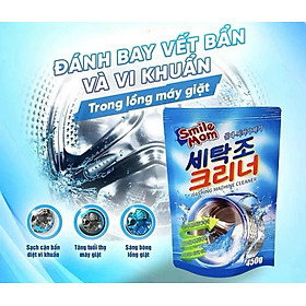 450g Bột Tẩy Lồng Máy Giặt Cao Cấp Giúp Làm Sạch Và Loại Bỏ Cặn Bẩn Hiệu Quả 99% Chất Làm Sạch Vệ Sinh Diệt Khuẩn Hiệu Quả