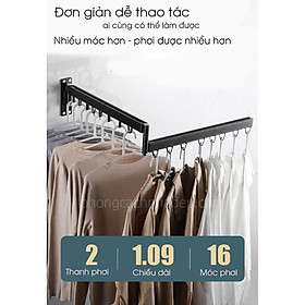 Mua Cây Treo Đồ Thu Mở Thông Minh – Xoay 360 Độ Gọn Gàng Tiện Lợi