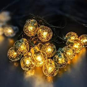 Mua Dây đèn led trang trí ngoài trời - sân vườn - trang trí tết dây dài 8m - 40 bóng led bọt sử dụng điện 220V - chống nước