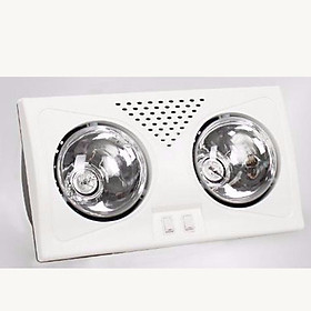 Đèn sưởi nhà tắm 2 bóng MST-02