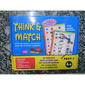 Nơi bán Think and match - Game luyện tư duy, giáo dục sớm cho trẻ bằng cách suy nghĩ và chọn các đối tượng kết nối tương ứng nhau - Giá Từ -1đ