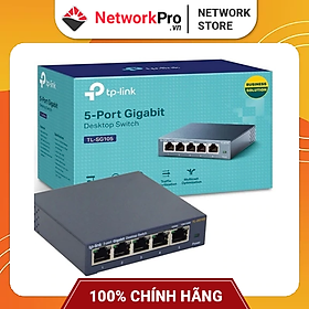 Switch TP-Link TL-SG105 Gigabit Hàng Chính Hãng - 5 cổng RJ45 10/100/1000Mbps, Vỏ Kim Loại