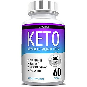 Keto Diet Pills That Work - Weight Loss Supplements to Burn Fat Fast - Boost Energy and Metabolism - Best Ketosis Supplement for Women and Men - Nature Driven - 60 Capsules