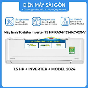 Mua Máy lạnh Toshiba Inverter 1.5 HP RAS-H13S4KCV2G-V - Hàng chính hãng (chỉ giao HCM) - TỰ LÀM SẠCH - KHÁNG KHUẨN KHỬ MÙI - LỌC BỤI MỊN