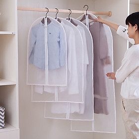 Combo 2 Túi bọc quần áo chống bụi bẩn, nấm mốc có khóa kéo tiện dụng size S/M/L giúp bảo vệ quần áo luôn sạch sẽ