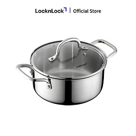 Mua Nồi  Chảo inox304 LocknLock Eleve tay cầm đúc nguyên khối nhiều kích thước  dùng được bếp từ  Hàng Chính Hãng - JoyMall