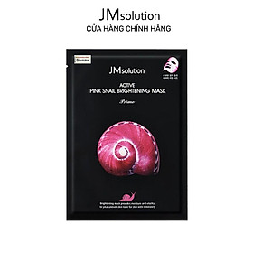Mặt Nạ Ốc Sên Hồng JMSolution Active Pink Snail Brightening Mask Trẻ Hóa Da 30ml