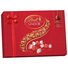 Hộp quà sô cô la sữa Lindor Lindt - 14 chiếc/ 168g