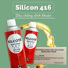 Thùng 24 Bình xịt Silicone tách khuôn nhựa Silcote SP-416 450ml