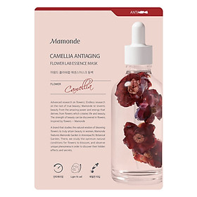 Mặt Nạ Giấy Làm Săn Chắc Da Từ Hoa Trà Mamonde Camellia Antiaging Flower Lab Essence Mask 25ml - 110651106