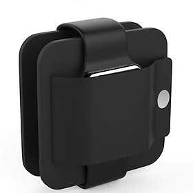 Sạc Đồng Hồ Thông Minh Apple IWatch Bằng Silicone (38mm) (42mm) - Đen