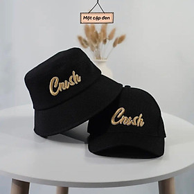 Combo mũ lưỡi trai, nón Bucket crush vải đẹp Form chuẩn thời trang