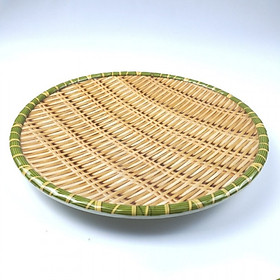 Mua Đĩa Nhựa Phíp Họa Tiết Mây Tre Đan Đủ Kích Cỡ