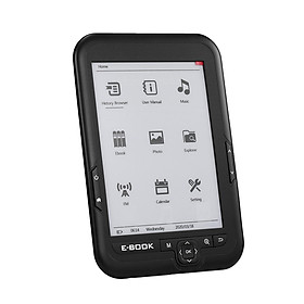BK-6006 Portable e-Book Reader 8GB E-Ink 6inch Multifunction E-Reader 800*600 High Resolution Display Screen 300DPI