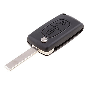 Car 2-Button Remote Key Fob 433Mhz ID46 Chip For Peugeot 207 307 308 407