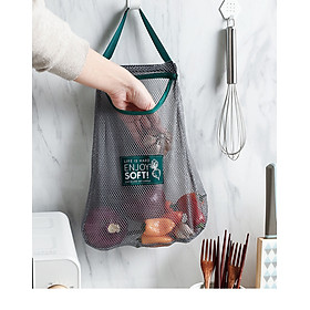 Mua Túi lưới đựng hành tỏi rau củ quả đồ khô treo tường chống ẩm mốc tiện lợi