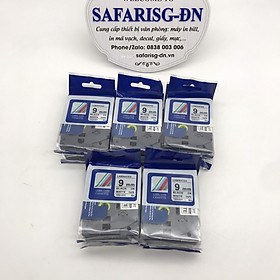 Mua Combo 10 cuộn nhãn TZ2-221 tiêu chuẩn - Chữ đen trên nền trắng 9mm - Hàng nhập khẩu