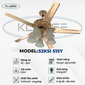 Mua Quạt trần chùm đèn Klasse 52KSI 515Y hàng chính hãng