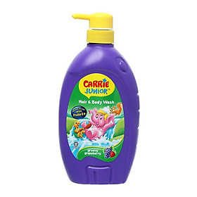 Sữa Tắm Gội Toàn Thân Cho Bé Carrie Junior Hương Grapeberry 700ML