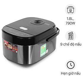 Nồi cơm điện tử Sharp 1.8 lít KS-COM194EV-BK - Hàng Chính Hãng