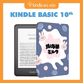 Mua Combo máy đọc sách kindle 10th (Kindle Basic 10th)  màn hình nhám 6   167PPI  Bộ nhớ 4/8GB  nghe sách nói Audible TẶNG KÈM BAO DA (COVER) - Hàng nhập khẩu