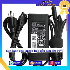 Sạc dùng cho laptop Dell đầu kim lớn 90W - Hàng Nhập Khẩu New Seal