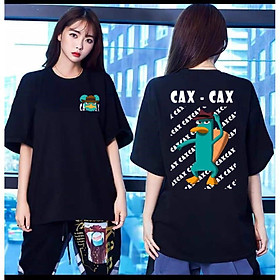 HXẢ HÀNG 50K Áo Tay Lỡ Nam Nữ Perry CAXCAX