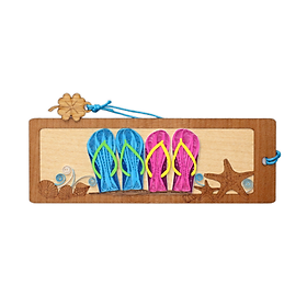 Bookmark Nghệ Thuật Giấy Xoắn - Dấu Chân Mùa Hè - Memories by the Shore - Sea, Surf & Sun - Việt Net