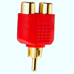 Mua Bộ 2 Đầu Chia Jack Loa Hoa Sen AV (1 ra 2) - Màu Ngẫu Nhiên