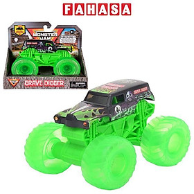 Đồ Chơi Mô Hình Chiến Xe MJ 1:43 - Bánh Xe Phát Sáng Grave Digger VLL - Monster Jam 20148984/6071190