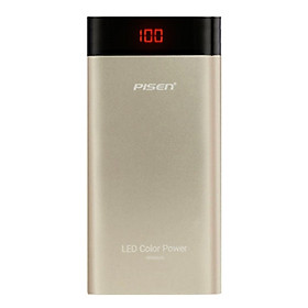 Pin Sạc Dự Phòng Pisen 10000mAh LED Color Power (Màu Ngẫu Nhiên) – Hàng Chính Hãng