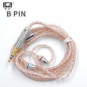 Tai nghe KZ Đồng bạc hỗn hợp Mạ nâng cấp Cáp tai nghe Cáp tai nghe Hifi Dây tai nghe với đầu nối MMCX / 2 pin cho tai nghe SE846 SE535 UE900 dành cho ZST ZS10 ZS10 ES3 ES4 AS10 BA10 ZS6 ZS5 ZS3