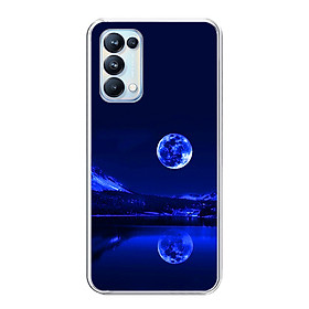 Ốp lưng điện thoại OPPO RENO5 - Silicone dẻo - 0269 MOON02 - Hàng Chính Hãng