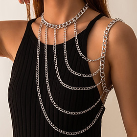 Belt xích nịt xích body chain thắt lưng và phối đai áo sang chảnh ấn tượng siêu tôn dáng cá tính unisex