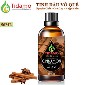 Tinh dầu Quế Nguyên Chất 50ML. Tinh Dầu Vỏ Quế Cao Cấp Nhập Khẩu Ấn Độ. Tinh Dầu Xông Phòng Kháng Khuẩn, Phòng Tránh Cảm Cúm - Dùng Với Máy Xông Tinh dầu
