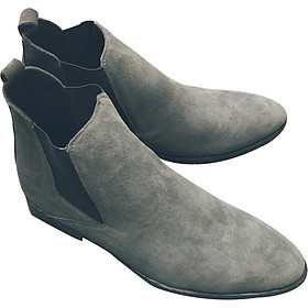 Giày bốt nam chelsea boot da bò lộn 2H - 47