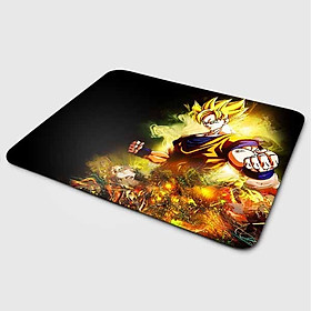 Mua Miếng lót chuột mẫu Goku Tóc Vàng (20x24 cm) - Hàng Chính Hãng