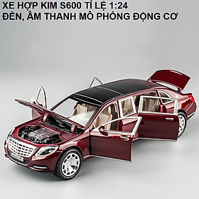 Xe mô hình hợp kim S600 _tỉ lệ 1 24