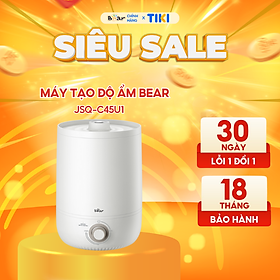 Máy Phun Sương Tạo Ẩm Bear Làm Mát Không Khí, Bộ Lọc Ion Bạc Diệt Khuẩn, Tiết Kiệm Năng Lượng JSQ-C45U1 - Hàng chính hãng