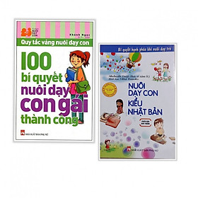 [Download Sách] Combo sách kinh nghiệm hay làm cha mẹ :100 bí quyết nuôi dạy con gái thành công + Nuôi dạy con kiểu Nhật Bản- Tặng kèm bookmark Happy Life