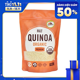 Hạt Quinoa Trắng Hữu Cơ Smile Nuts Túi 500g - Nhập Khẩu Từ Peru