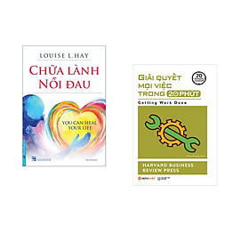 Combo 2 cuốn sách: Chữa Lành Nỗi Đau + Giải quyết mọi việc trong 20 phút