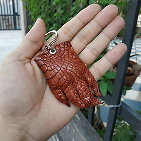 Móc khóa cá sấu - Nguyên bàn tay cá sấu thật