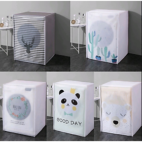 Mua Vỏ Bọc Máy Giặt Áo Trùm Máy Giặt PVC Chống Nước Chống Bụi Cửa Ngang  Cửa Trước Cửa Hông Họa Tiết Hình Khối