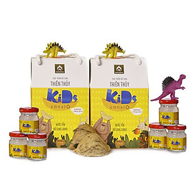 Nước Yến Thiên Thủy Kids Canxi+ - Hộp 09 lọ - Nhà yến Nha Trang - Thương hiệu uy tín - Đặc sản Yến Sào Khánh Hòa - Yến Sào chất lượng