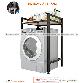 Kệ máy giặt 1 tầng - Giá kệ thông minh đa năng tiện dụng, sắp xếp đồ gọn gàng, tối ưu không gian phòng tắm, nhà bếp, ban công
